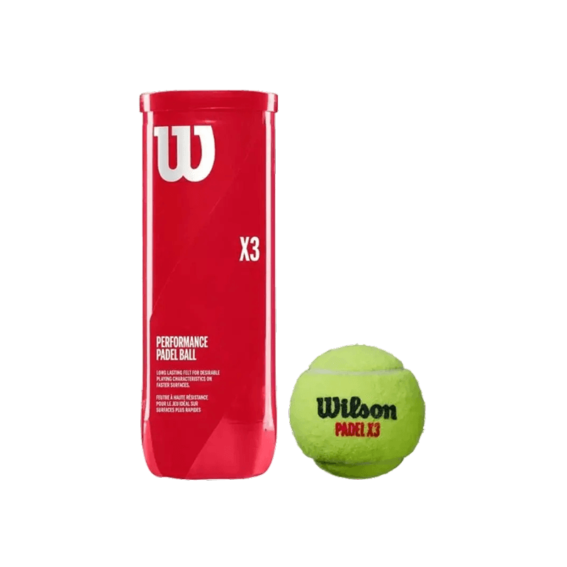 Wilson Padel X3 Tubo 3 Pelotas